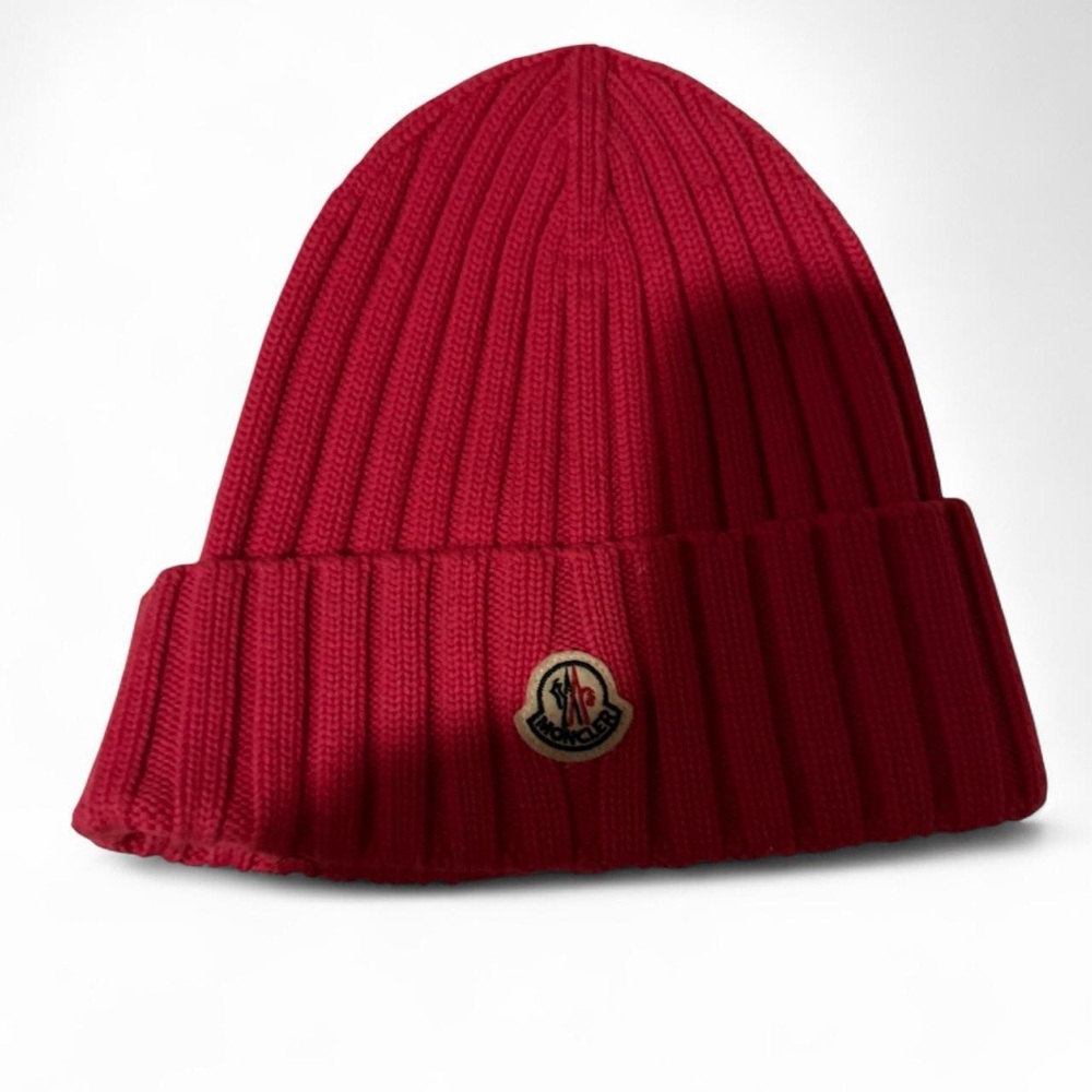 Moncler Ribbed Wool Beanie